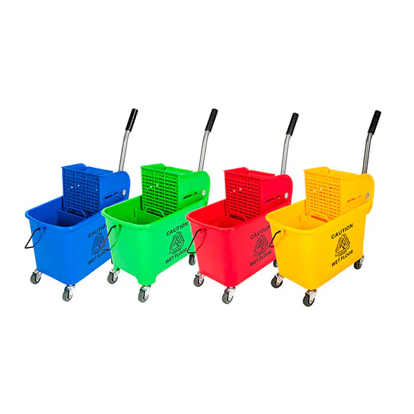 Single Eco Trolley 20 Lt with Wringer