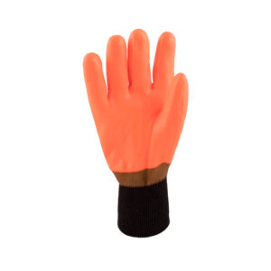 Freezer PVC Orange Gloves 10 cm